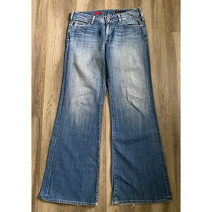 Adriano Goldschmied AG The Mona Y2K Wide Leg Womens 32R Low Rise Jeans